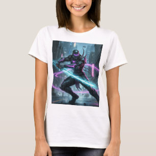 Neon Samurai Warrior Shirt