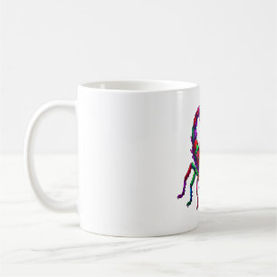 Neon Scorpion Burst Coffee Mug