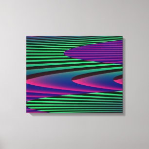 Neon Seas Canvas Print