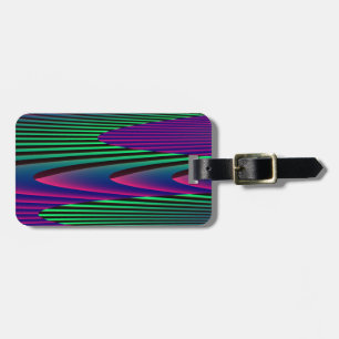 Neon Seas Custom Luggage Tag