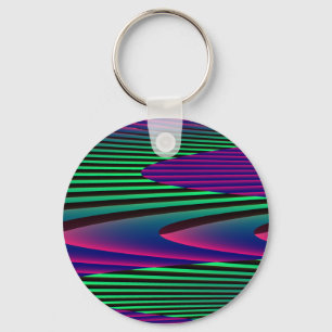 Neon Seas Keychain