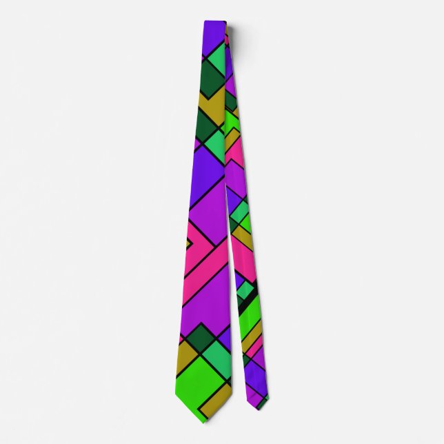 Neon Shapes Tie (Front)