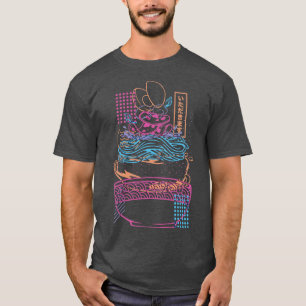 Neon Sign Noodles Ramen by Tobe Fonseca T-Shirt