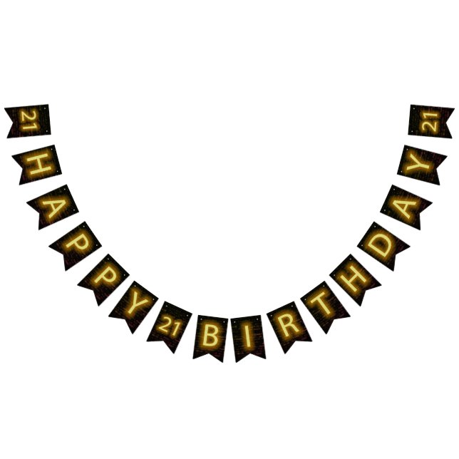 Neon Sign on Brick for 21st Birthday (All)