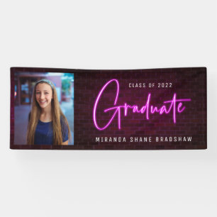 Neon Sign Pink Graduate Photo