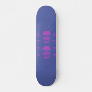 Neon Skull Skateboard Deck