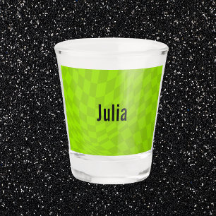 Neon Slime Green Summer Bachelorette Bridal Party Shot Glass