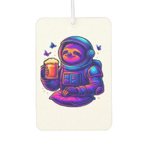 Neon Sloth � Don�t Hurry Essential T-Shirt Car Air Freshener