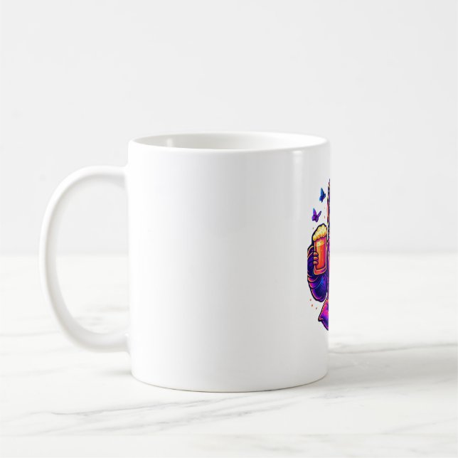 Neon Sloth � Don�t Hurry Essential T-Shirt Coffee Mug (Left)