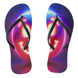 Neon Smile: Happy Glow Jandals