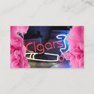 Neon Smoke Shop Business Card