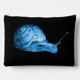 Neon snail accessory pouch