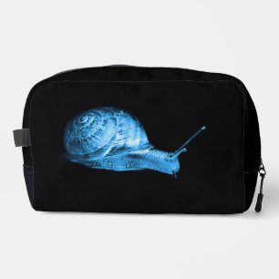 Neon snail dopp kit