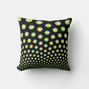 Neon Spheres on Black Pillows