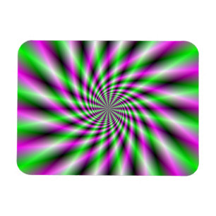 Neon Spinning Wheel Magnet