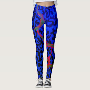 Neon splash leggings
