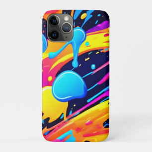 Neon Splatter Paint Art Case-Mate iPhone Case