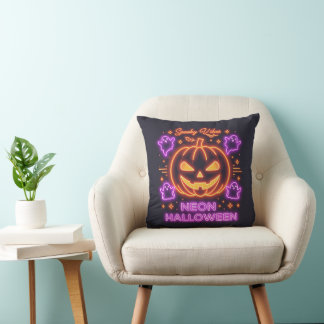 Neon Spooky Vibes Cushion