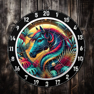 Neon Stallion Tropical Retreat Dartboard