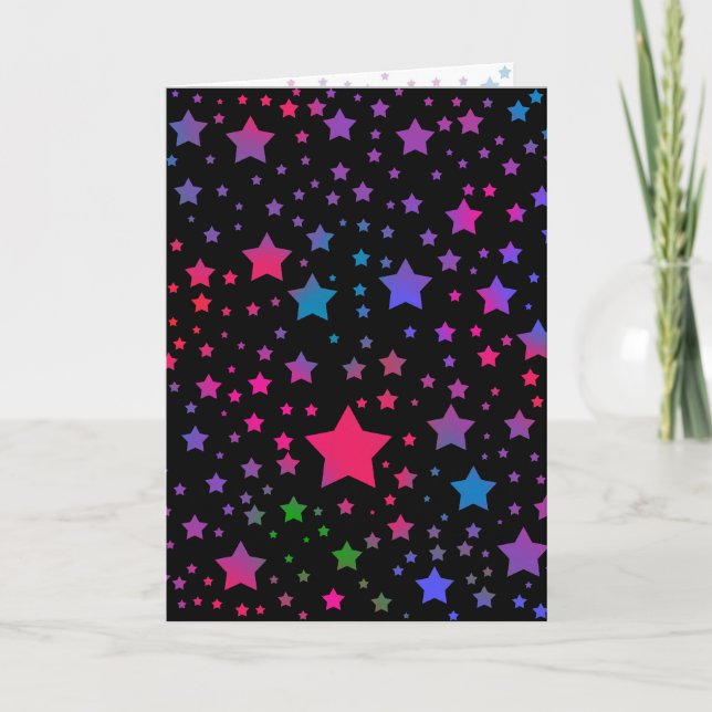 Neon Stars Card (Front)