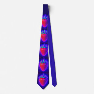 NEON STRAWBERRY TIE