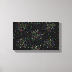 Neon Stretched Canvas Print