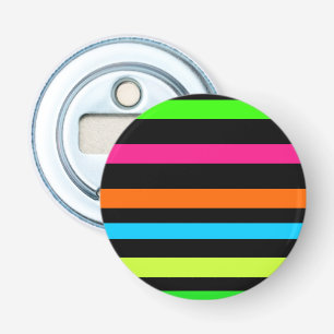Neon stripes bottle opener