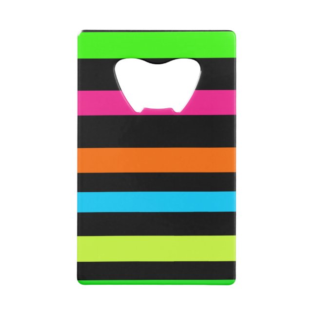 Neon Stripes Pattern (Back)