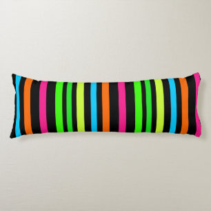 Neon Stripes Pattern Body Cushion
