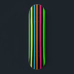 Neon stripes skateboard<br><div class="desc"></div>