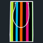 Neon stripes small gift bag<br><div class="desc"></div>