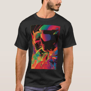 Neon-style poster, 80s T-Shirt