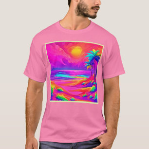 Neon Sun & Beach Bliss T-Shirt
