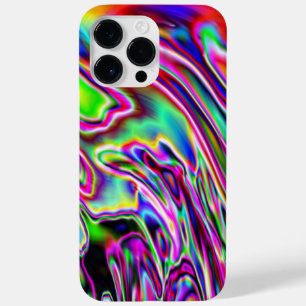 Neon Swirls Multicolored Digital Art Case-Mate iPhone 14 Pro Max Case