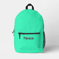 Neon Teal and Black 3D Personalised Name 