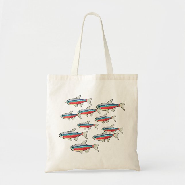 Neon Tetra Tote Bag (Front)