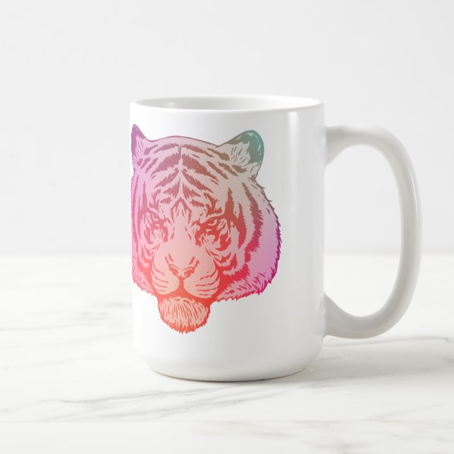 Neon Tiger Coffee Mug (Right)