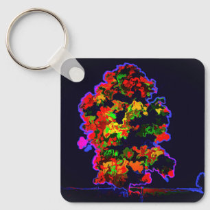 Neon Tree Explosion Key Ring