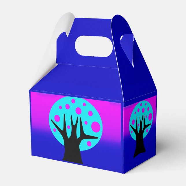 Neon Tree Favour Box (Front Side)