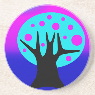 Neon Tree Sandstone Coaster