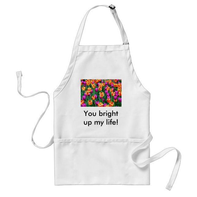 Neon Tulips Apron (Front)