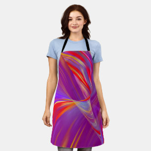 Neon Tunnel Purple Apron