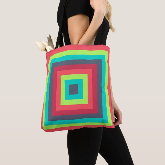 Neon Tunnel Tote Bag (Close Up)