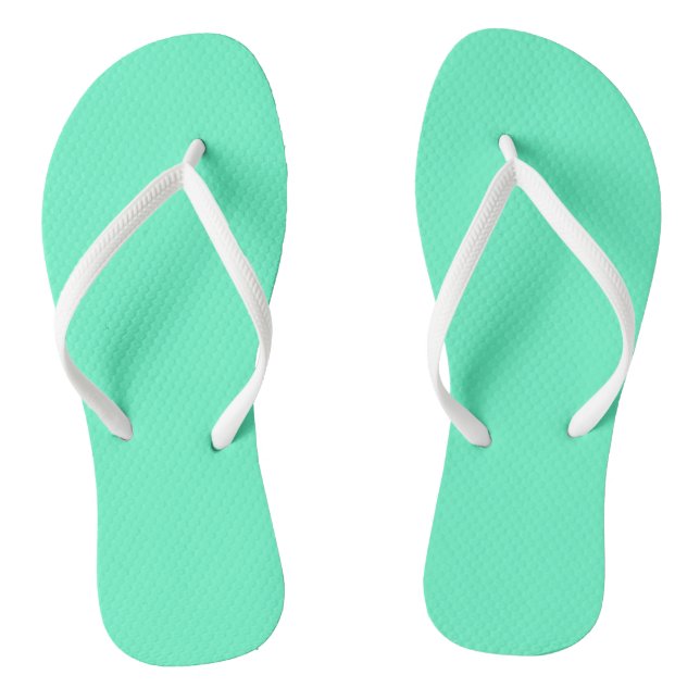 Neon Turquoise Jandals (Footbed)