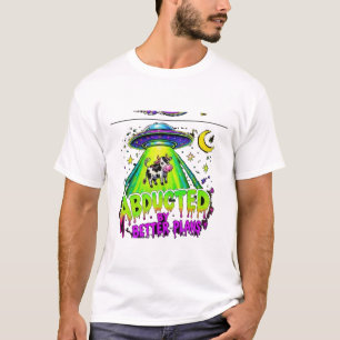 Neon UFO - Abducted By Better Plans T-Shirt
