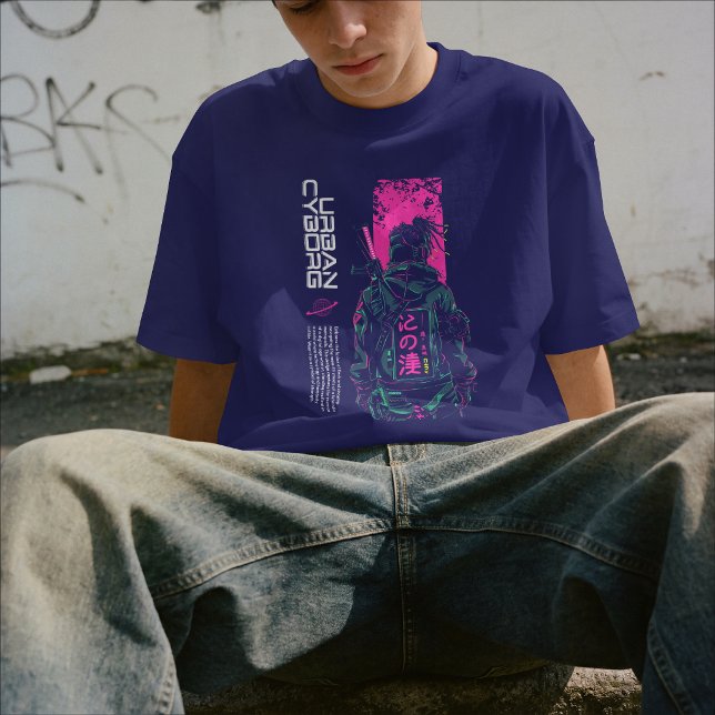 Neon Urban Cyborg T-Shirt (Creator Uploaded)