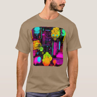 Neon UV Style Vintage 80s Retro funny T-Shirt