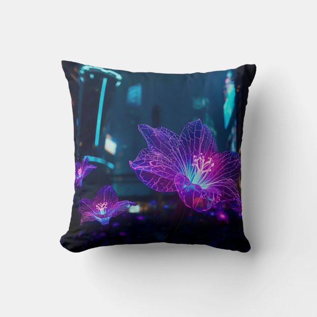 Neon Veins Cushion (Front)