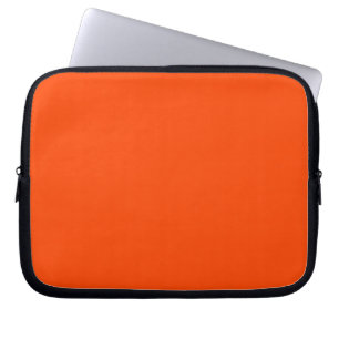 Neon, Vivid Orange Cornhole Set Laptop Sleeve