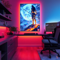 Neon Warlord – Guardian of the Blue Moon